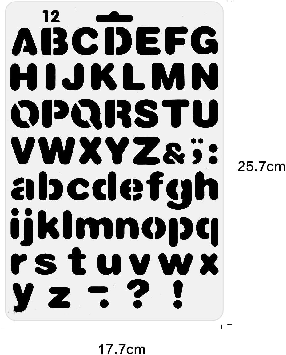 Emsea 20Pcs Flower Stencil for Painting Drawing Templates Flower Butterfly Floral Templates Reusable Painting Stencils for Drawing on Wood Canvas Floor Wall Home Decor image number 6