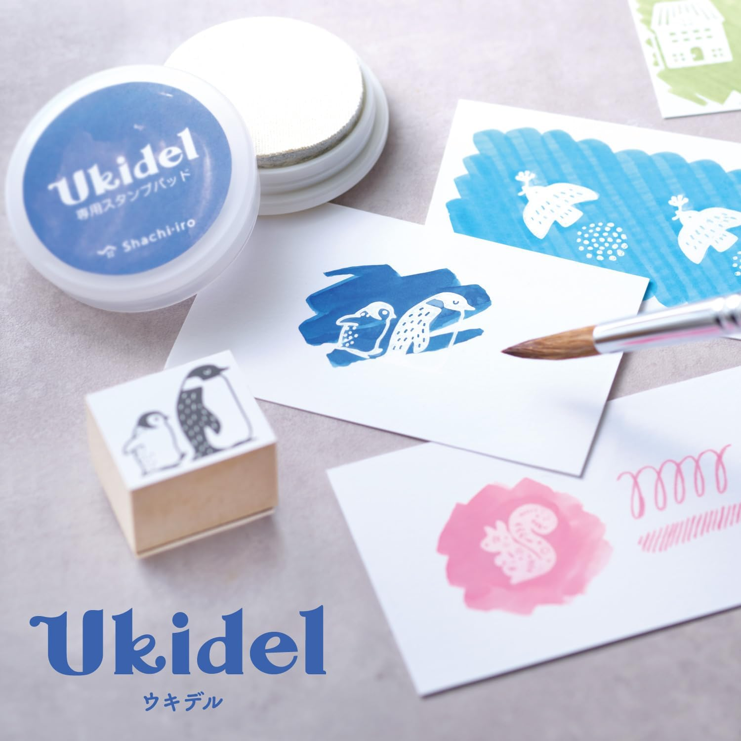 Shachihata Ukidel Ukidel Stamp Pad with Refill Ink and Dedicated Cleaner HUC-A image number 6