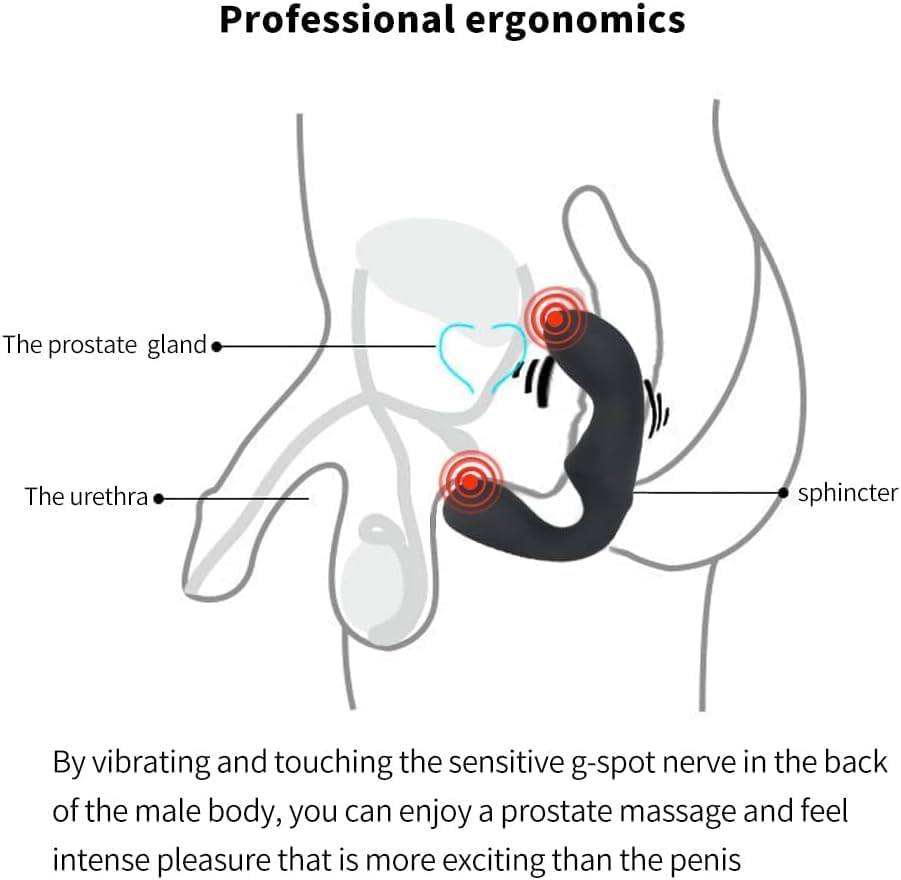 An'Al Plug Portable Massager for Men Prostata Massagger Beginner Waterproof Toys Massaging Toy with Multiple Patterns Model for Adults image number 2