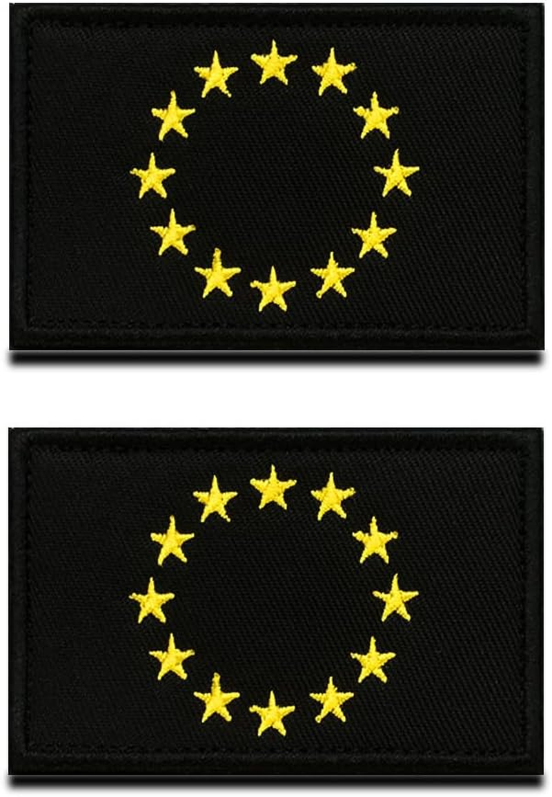 2 PCS Poland Polish Army Eagle Flag Patch Hook and Loop Embroidered National Eagle Emblem Patch for Team Work Clothes Jersey Backpack Caps Travel Biker Tactical Military