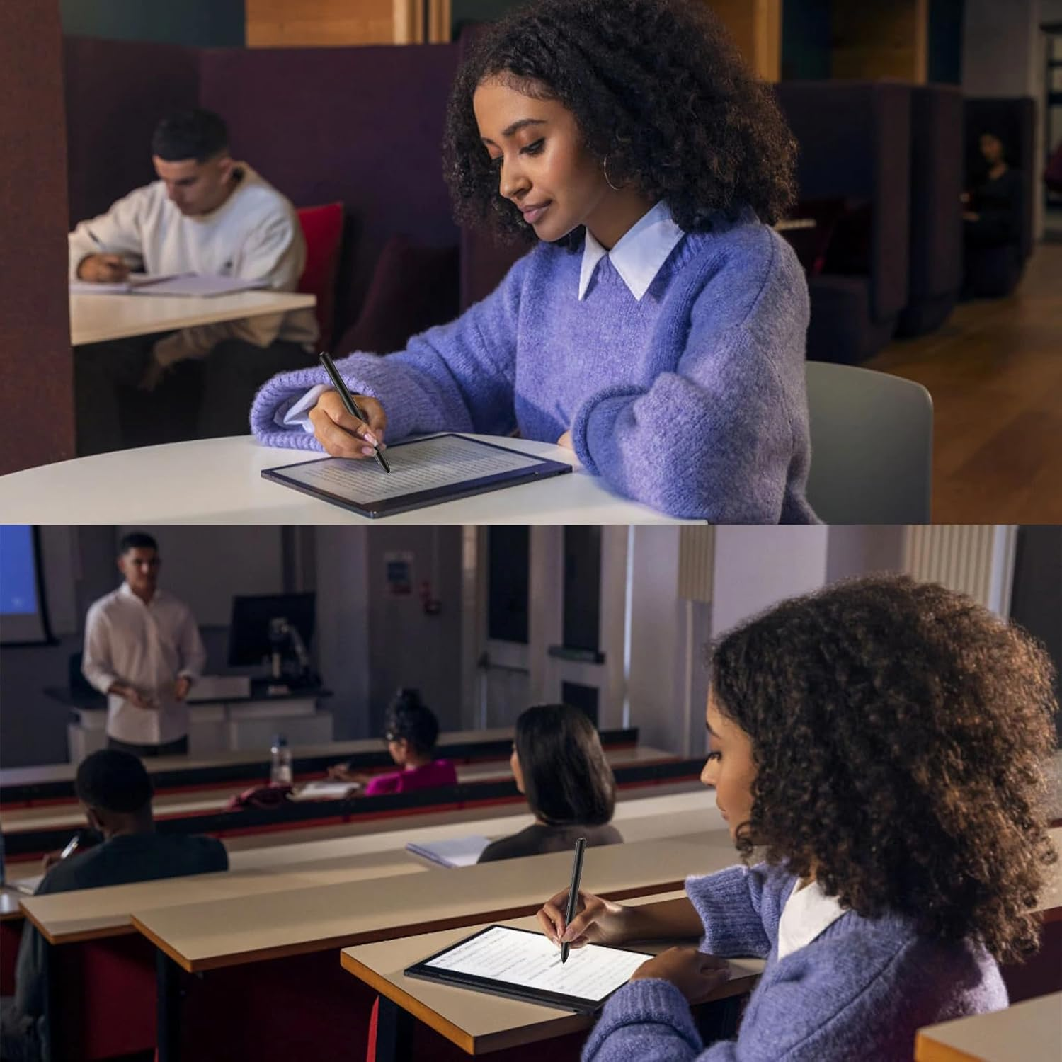 Dakexiong Stylus Pen for Lenovo Smart Paper Pen for Lenovo Smart Paper, No Charing Needed, Instant Handwriting to Text, Drawing and Writing Pencil with Free Pen Tips/Nips, Black image number 5