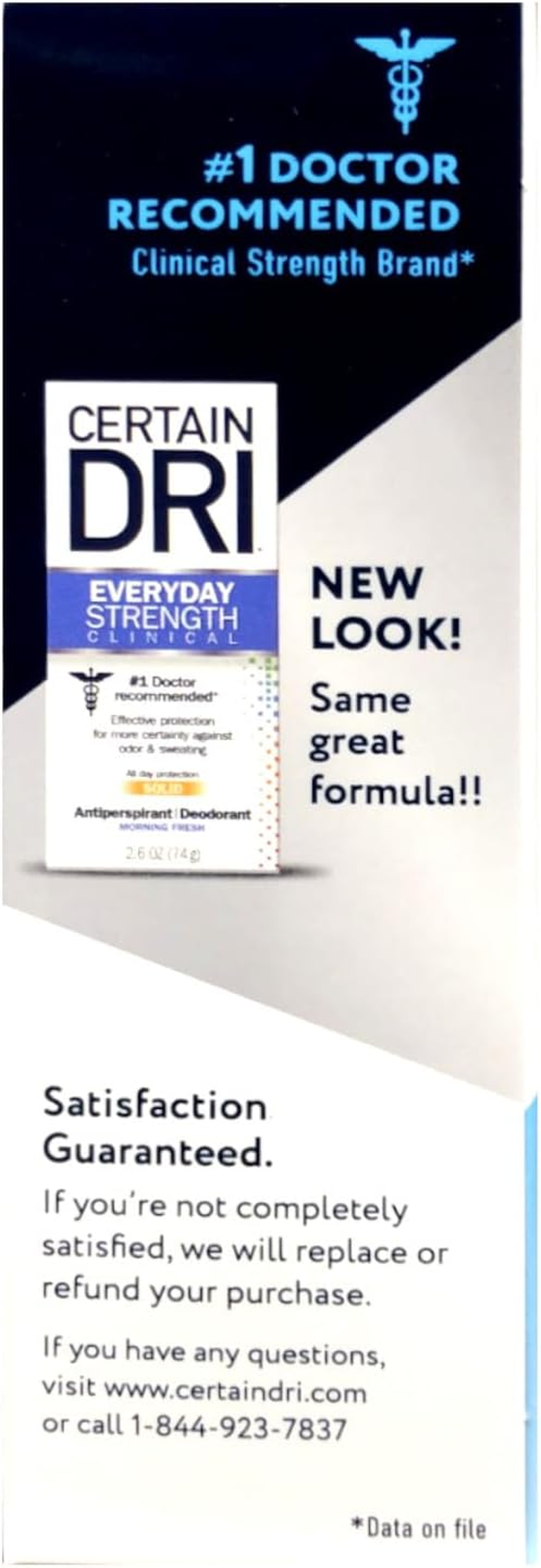 CERTAIN DRI Everyday Strength Clinical, Antiperspirant/Deodorant, Morning Fresh Solid 2.6 Oz (Pack of 3) image number 4