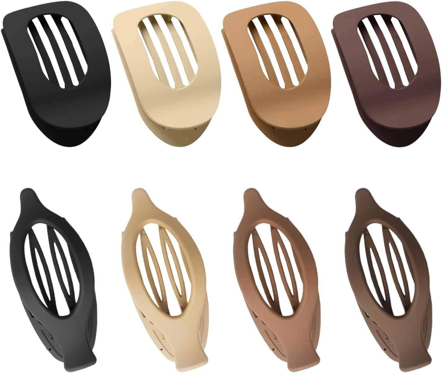 Pack of 8 Hair Clips Retaining Clips Back of Head Retro Hair Supports Headwear for Prom Party Duckbill Clips for Home image number 2