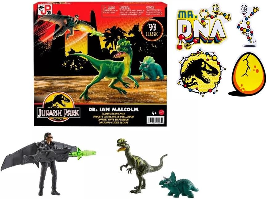 Jurassic World Park 93' Classic with Bonus Sticker (Dr. Alan Grant - Tactical Claw Pack)