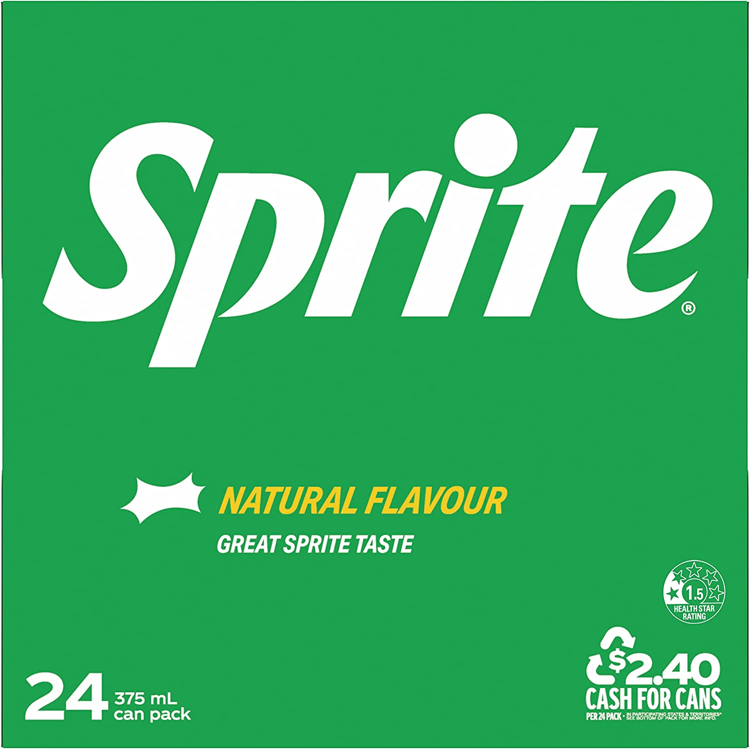 Sprite Lemonade Soft Drink Multipack Cans 24 X 375 Ml