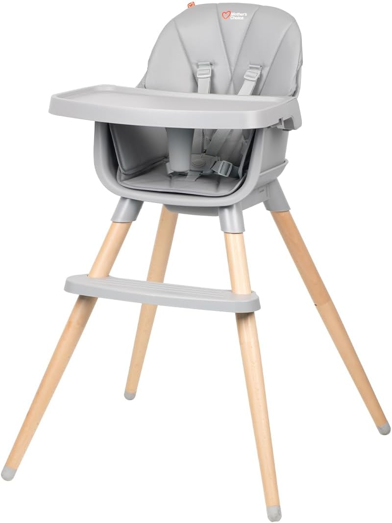 Mother&rsquo;S Choice Willow 4-In-1 Highchair &ndash; Multi-Stage Seating Solution: Highchair, Chair, Booster & Stool, Versatile Baby Feeding Chair Converts to Toddler Seat, Booster & Stool, Timeless Design for Growing Families image number 3