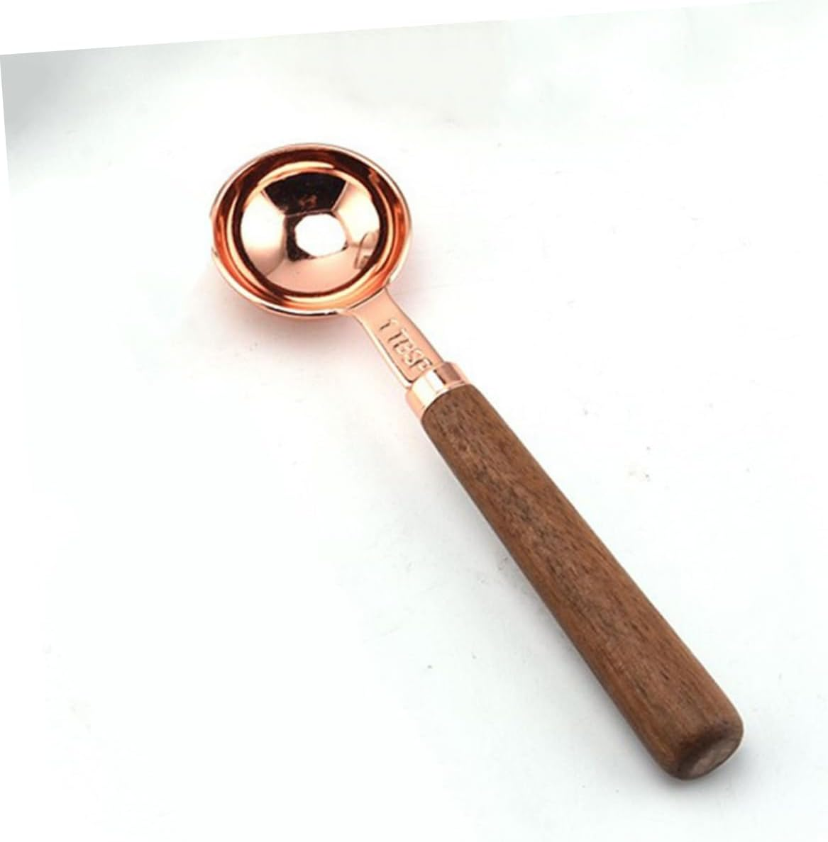 Hohopeti 2Pcs Measuring Spoons Spice Scoops Kitchen Measure Spoons Wooden Handle for Coffee Beans Tea Leaves image number 6