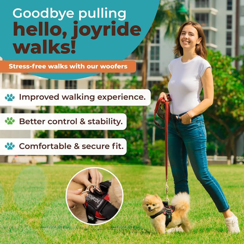 Joyride Harness 2.0 - the Original Side Ring No Pull Dog Harness - No Choke, Escape Proof, Reflective, 3 Leash Clips, Quick Fit Pet Vest - Easy Walks & Training - for Small, Medium & Large Dogs image number 2
