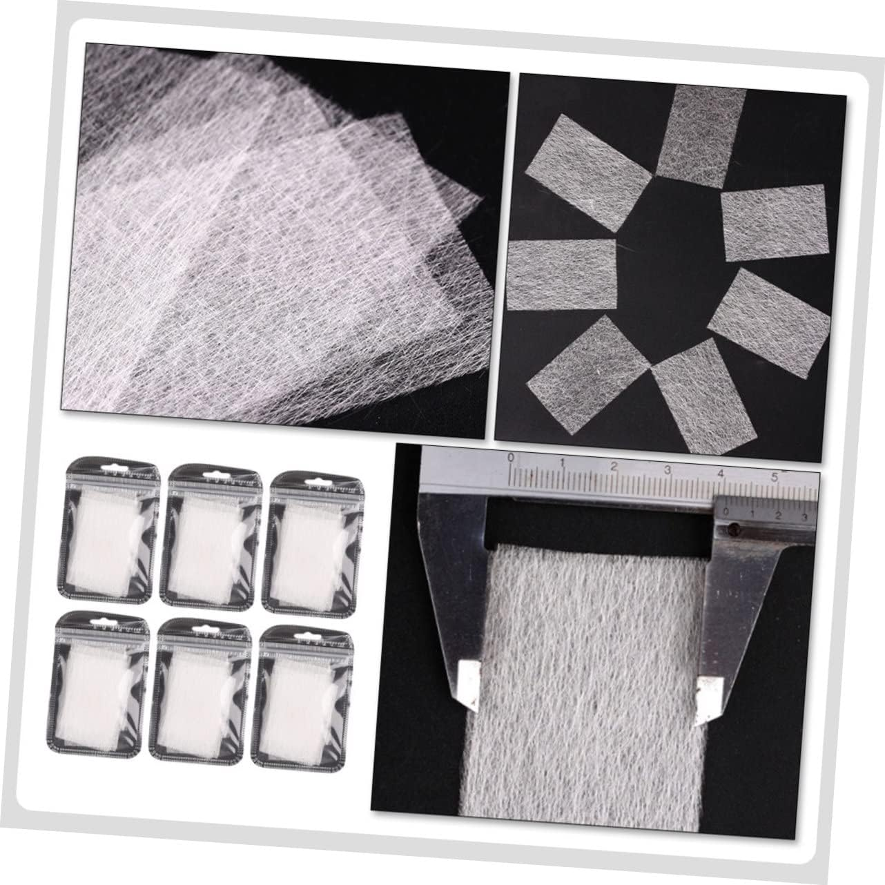 Baluue Manicure Extension Fiber Nail Fiber 60Pcs Lightweight Sturdy Professional for Salon and Home Use Random Style image number 1