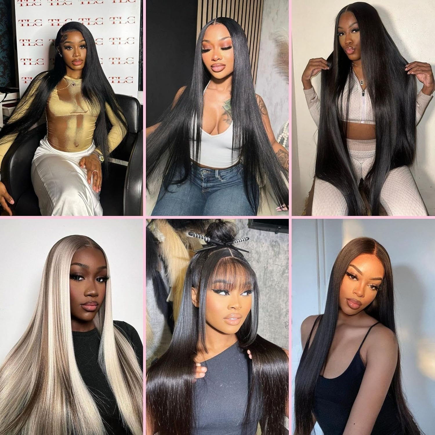 Beauty Queen 16A Brazilian Straight Bundles Human Hair (20 22 24 Inch) 100% Unprocessed Straight Human Hair Bundles Quick Weave Hair 3 Bundles Thick Remy Virgin Hair Extensions Natural Color image number 6