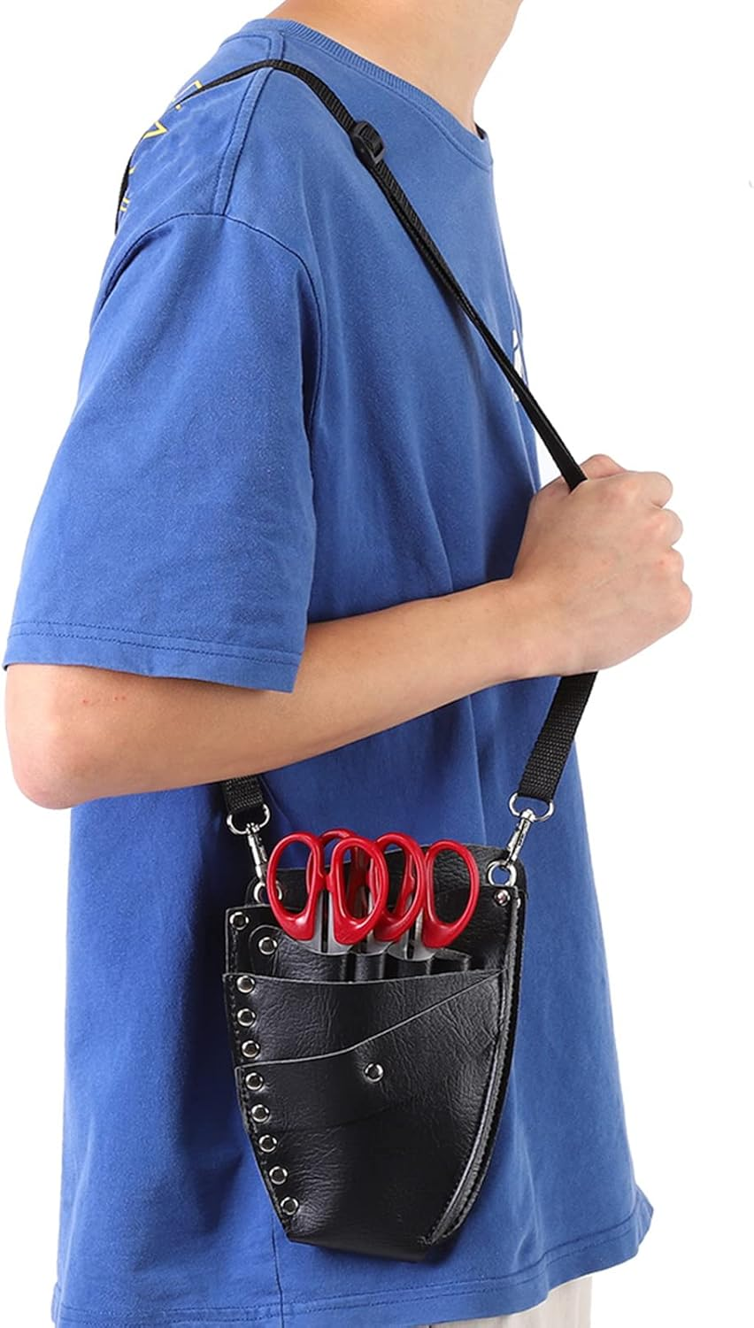 Kooingtech Hairdressing Tool Bag, Hairdresser Tool Bag, Scissor Bag, Hairdressing Salon, Scissors, Hair Clip, Comb Storage image number 1