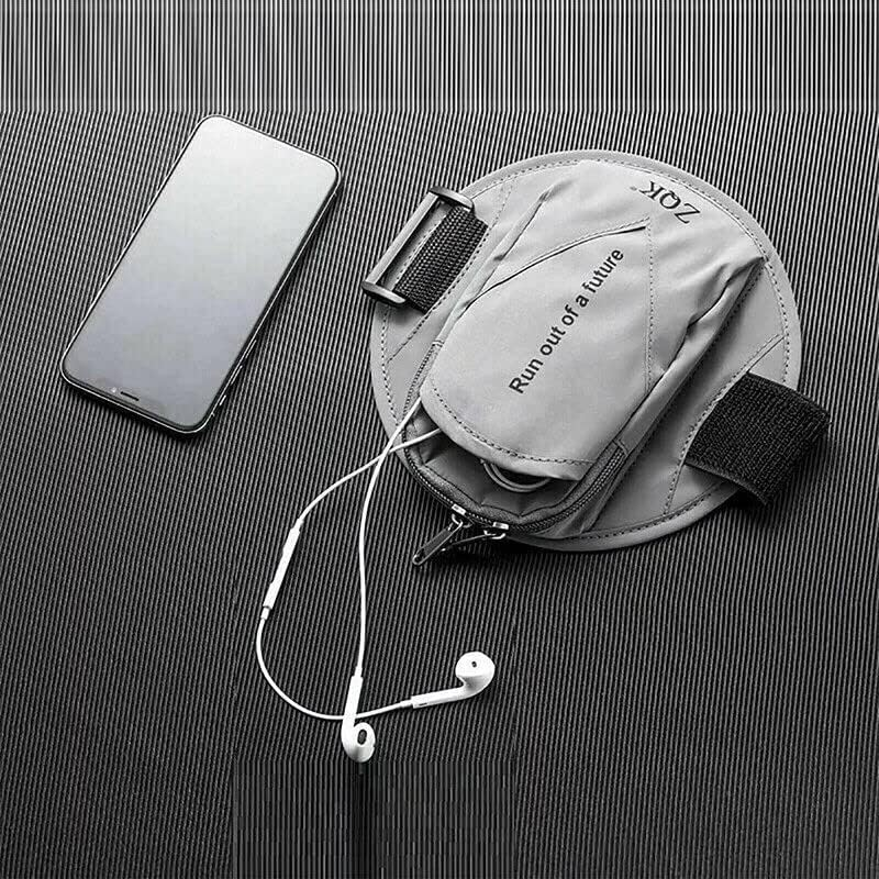 AIMALL Universal Sports Armband Case, Lightweight Water-Resistant Phone Holder for Running, Gym, Jogging, Adjustable Arm Band for 5.5"-6.1" Smartphones image number 5