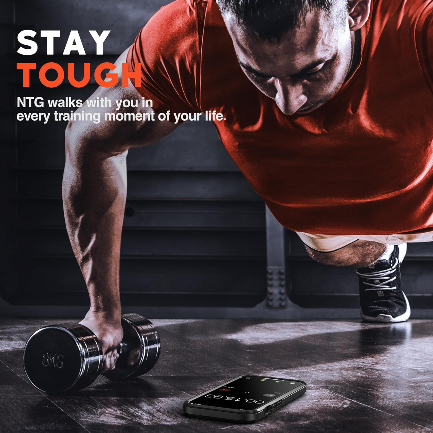 NTG【2023 New Designed for Iphone 15 Case, Heavy-Duty Tough Slim Shockproof [Military Grade Protection] Phone Case for Iphone 15 (6.1 Inch), Black - Black image number 3