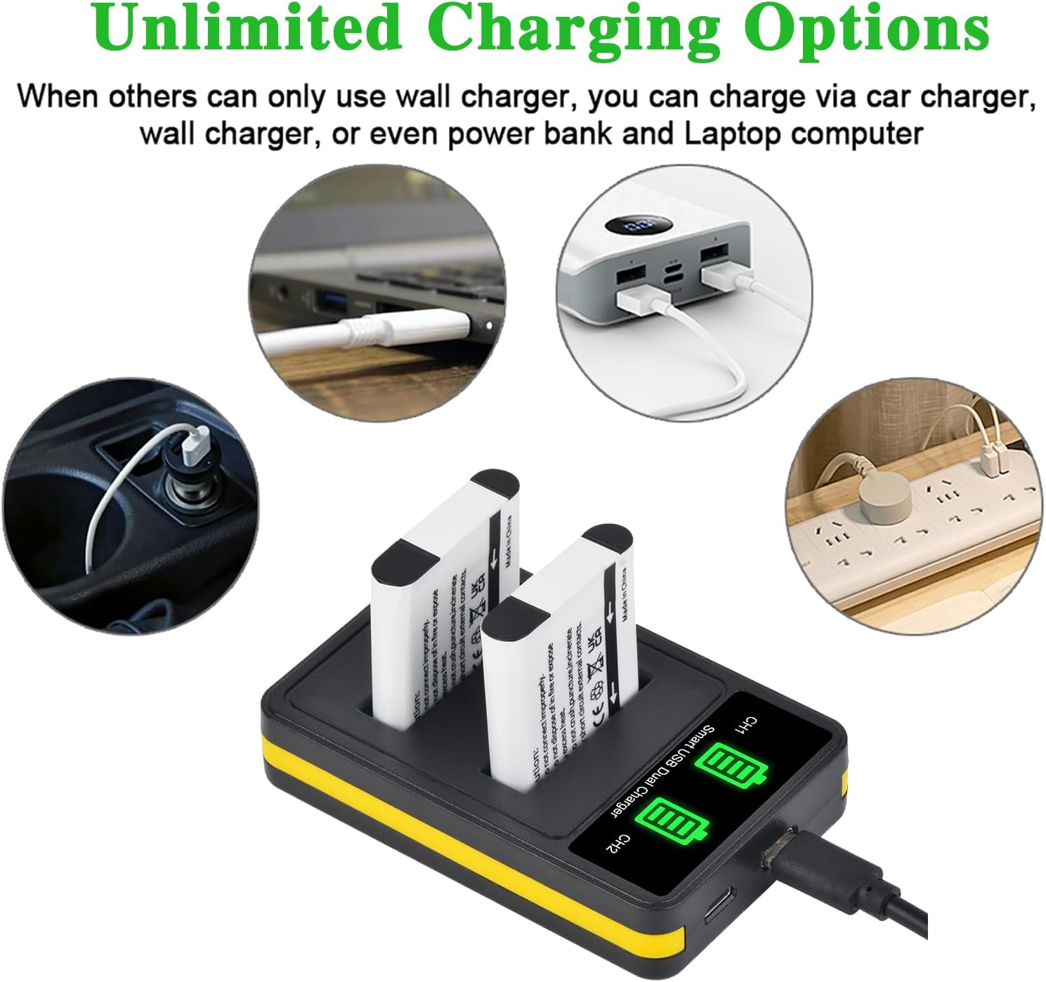 Tectra 2Pcs LI-90B LI-92B Battery and LED Dual Charger for Olympus Tough TG-7, TG-6, TG-5, Tg-Tracker, Tough SH-1, SH-2, TG-1 Ihs, TG-2 Ihs, TG-3, TG-4, SH-50 Cameras