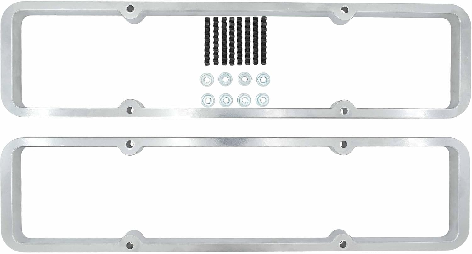 ICT Billet Billet Aluminum SBC Small Block Chevy 1/2" Valve Cover Spacer .500 Riser 350 551661-5 image number 2