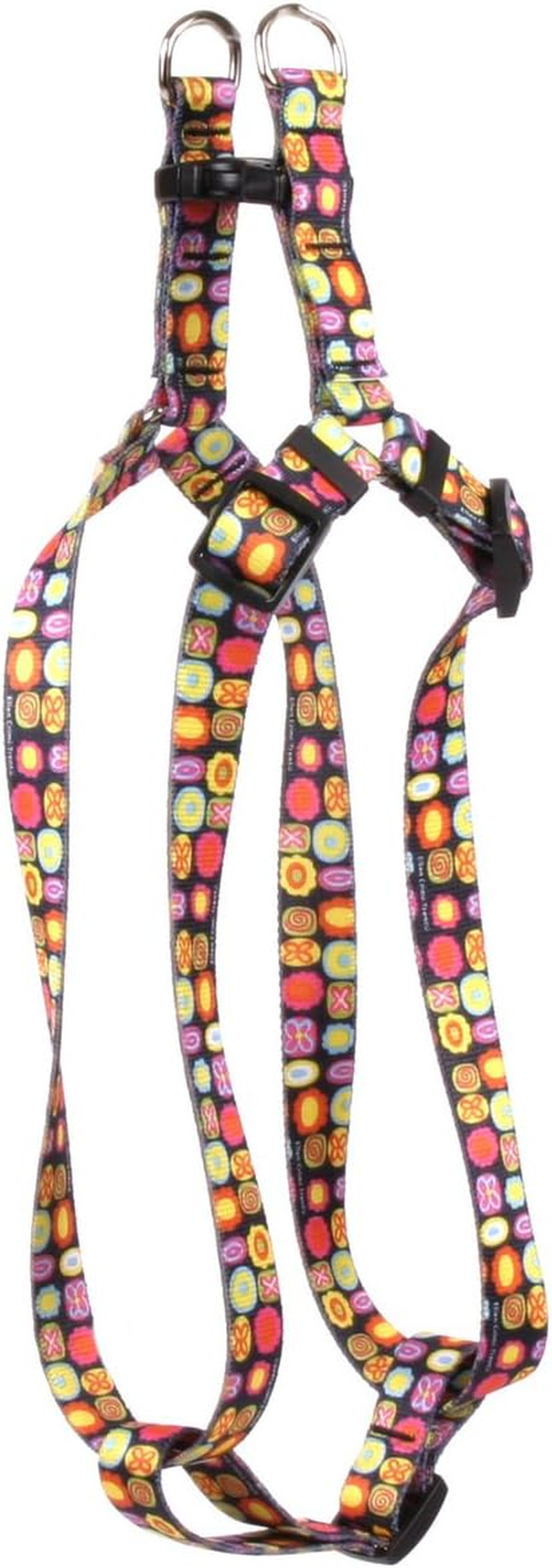 Yellow Dog Design Bright Owls Step-In Dog Harness 3/4" Wide and Fits Chest Circumference of 15 to 25", Medium