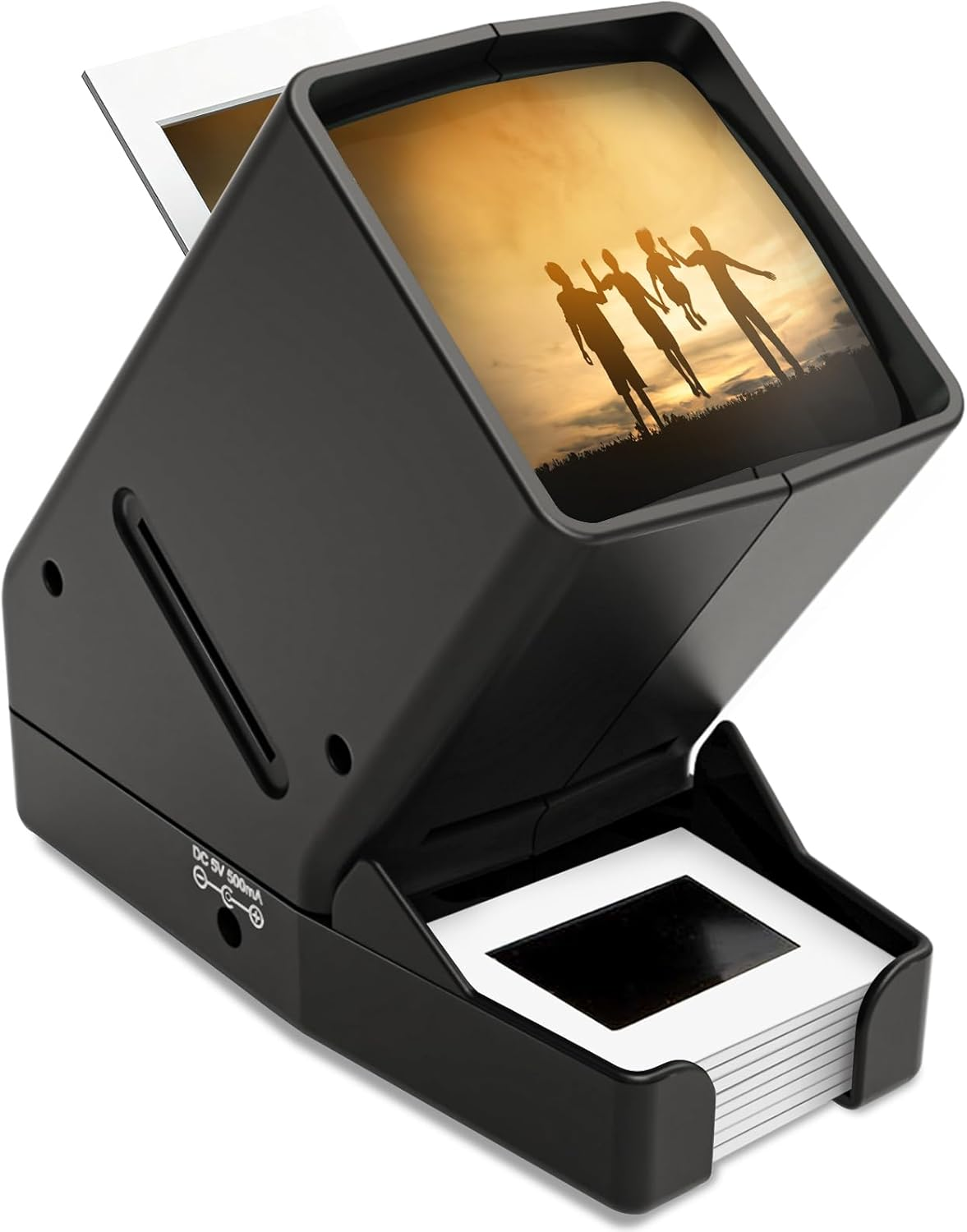 35Mm Slide Viewer, 3X Magnification, USB Powered/Battery Operation-For 35Mm Slides & Positive Film Negatives (4AA Batteries Included) image number 1