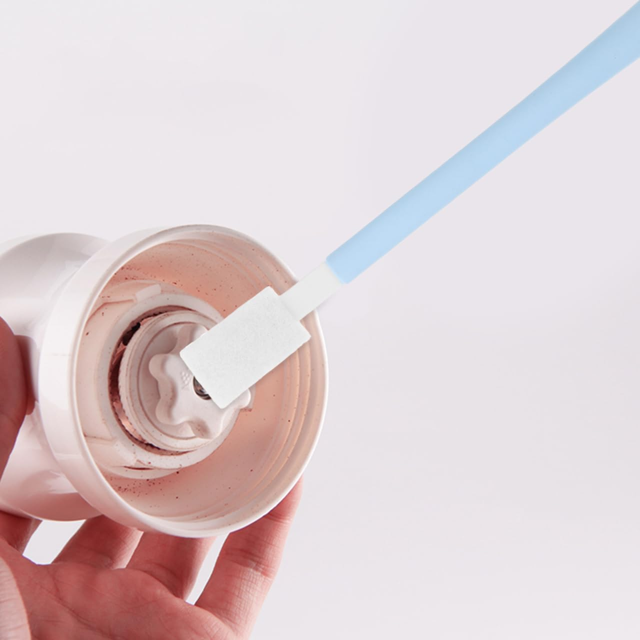 Baluue 31Pcs Disposable Long Handled Cleaning Brushes for Crevices Gaps and Corners for Toilet Keyboard Window Groove and Home Use Efficient Stain Removal Absorbent Material image number 4