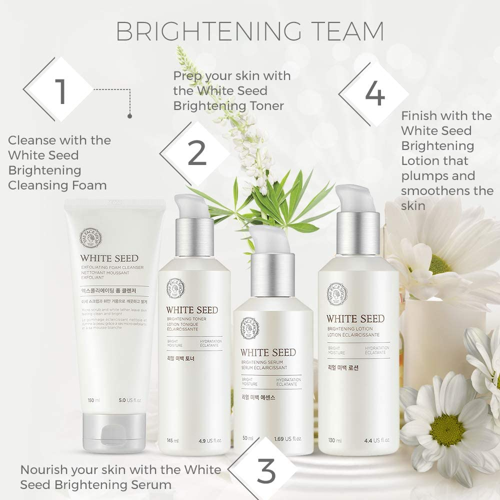 The Face Shop White Seed Exfoliating Cleansing Foam, image number 4