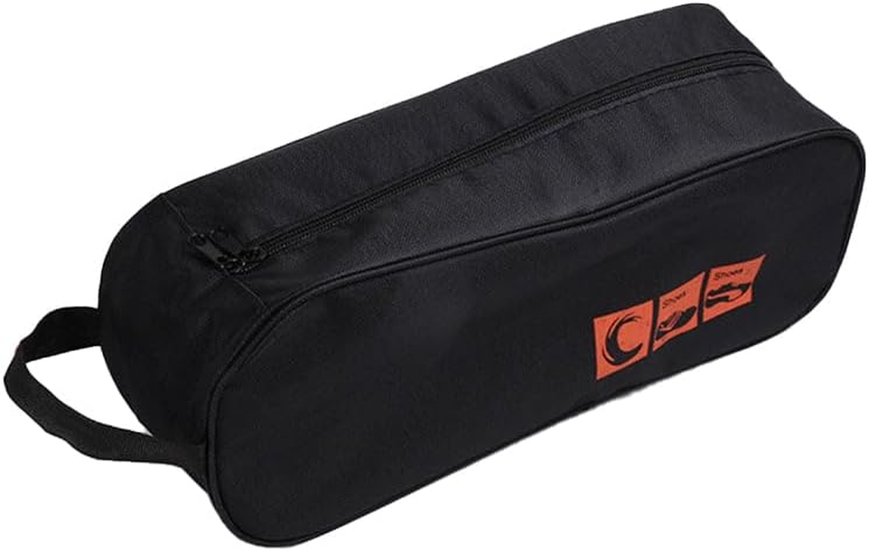 AIMALL Waterproof Portable Shoe Bag with Handle, Travel Storage Case for Shoes, Sports, Toiletries, and Cosmetics, Clear View Window, 13 X 4.72 X 5.12 Inches
