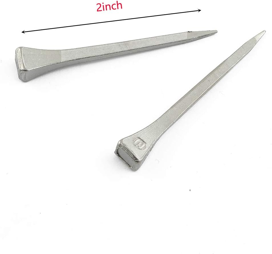 DZS Elec 100Pcs Steel 2 Inches E5 Horseshoe Nail Stainless Steel Horseshoe Tools for Horse Training Equestrian Sports image number 1