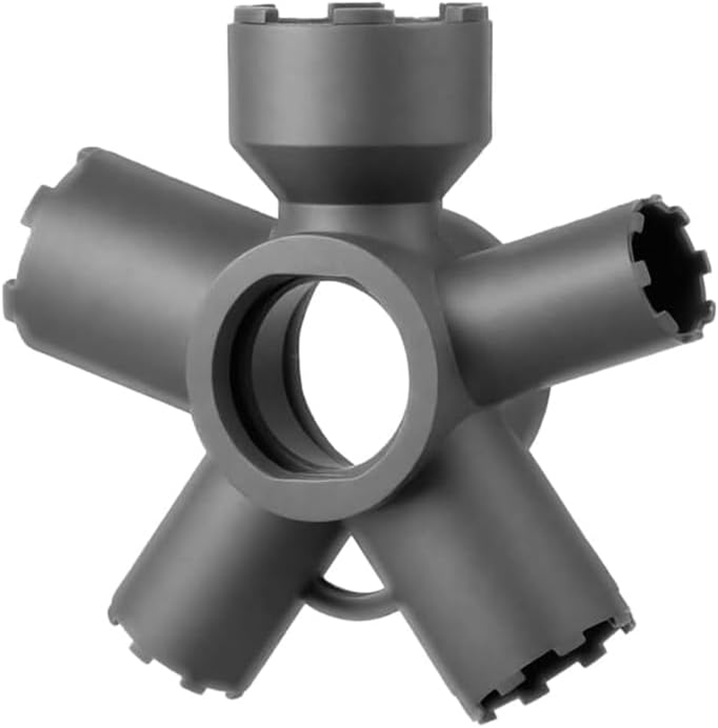 10-In-1 Universal Faucet Aerator Removal Tool,Compatible with M28 M24 M22 M21.5 M18.5 M16.5 Standard & Hidden Aerators,Non-Slip Bubbler Replacement Key for Sink, Kitchen, Bathroom & Outdoor Faucets image number 4