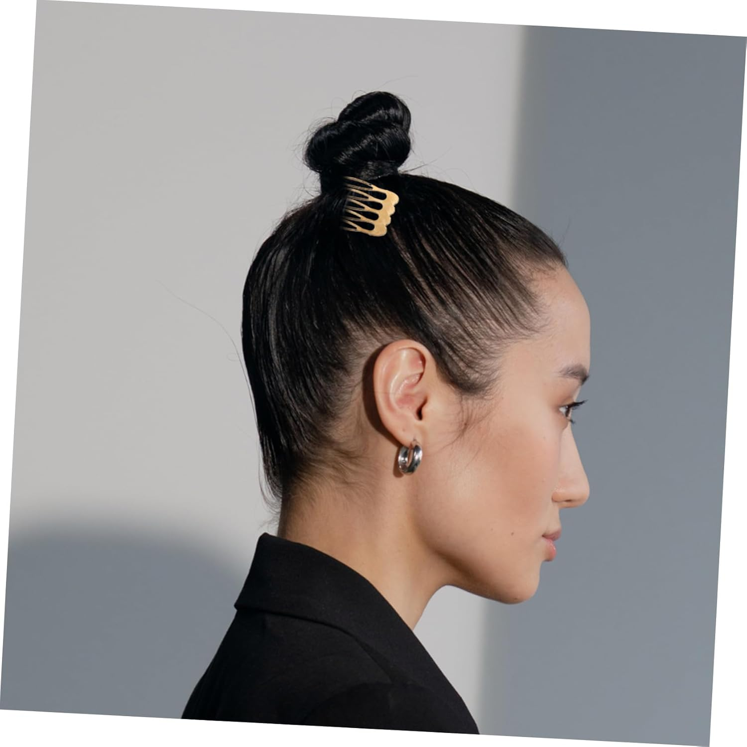 UKCOCO 10 Pieces Side Combs for Women Mini Combs Decorative Gold Hair Accessories Wedding Ceremony image number 4