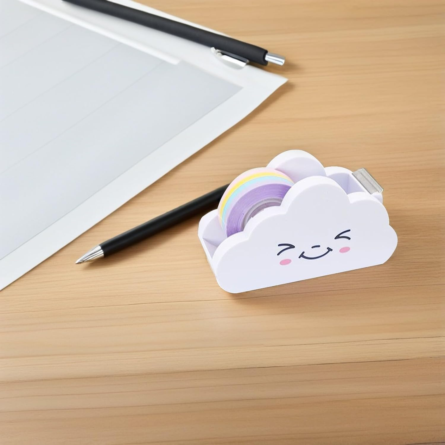 Alipis Exquisite Washi Tape Dispenser Machine Adhesive Paper Tape Cutters Smooth Edges For image number 1