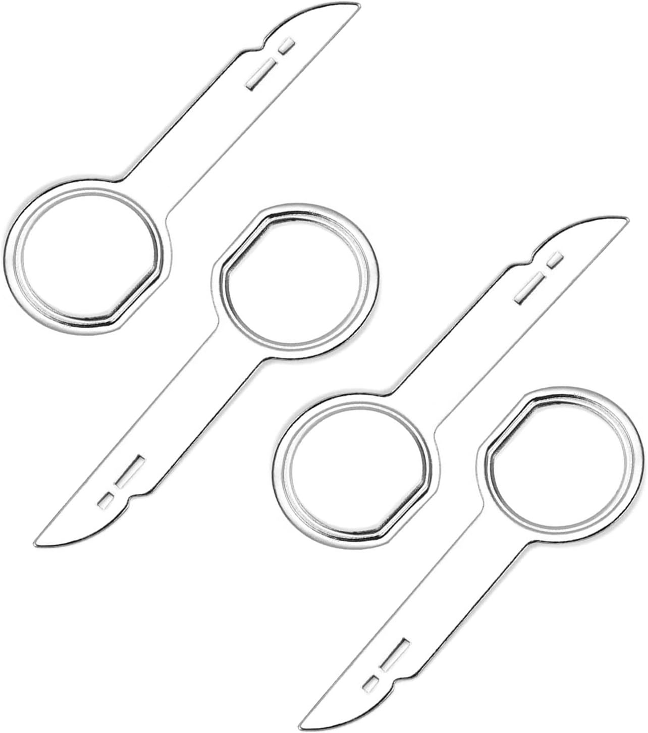 Radio Removal Tool Key Set for Ford, Volkswagen, Audi, and Mercedes, Car CD DVD Host Key Disassembly Tool 4PCS image number 2