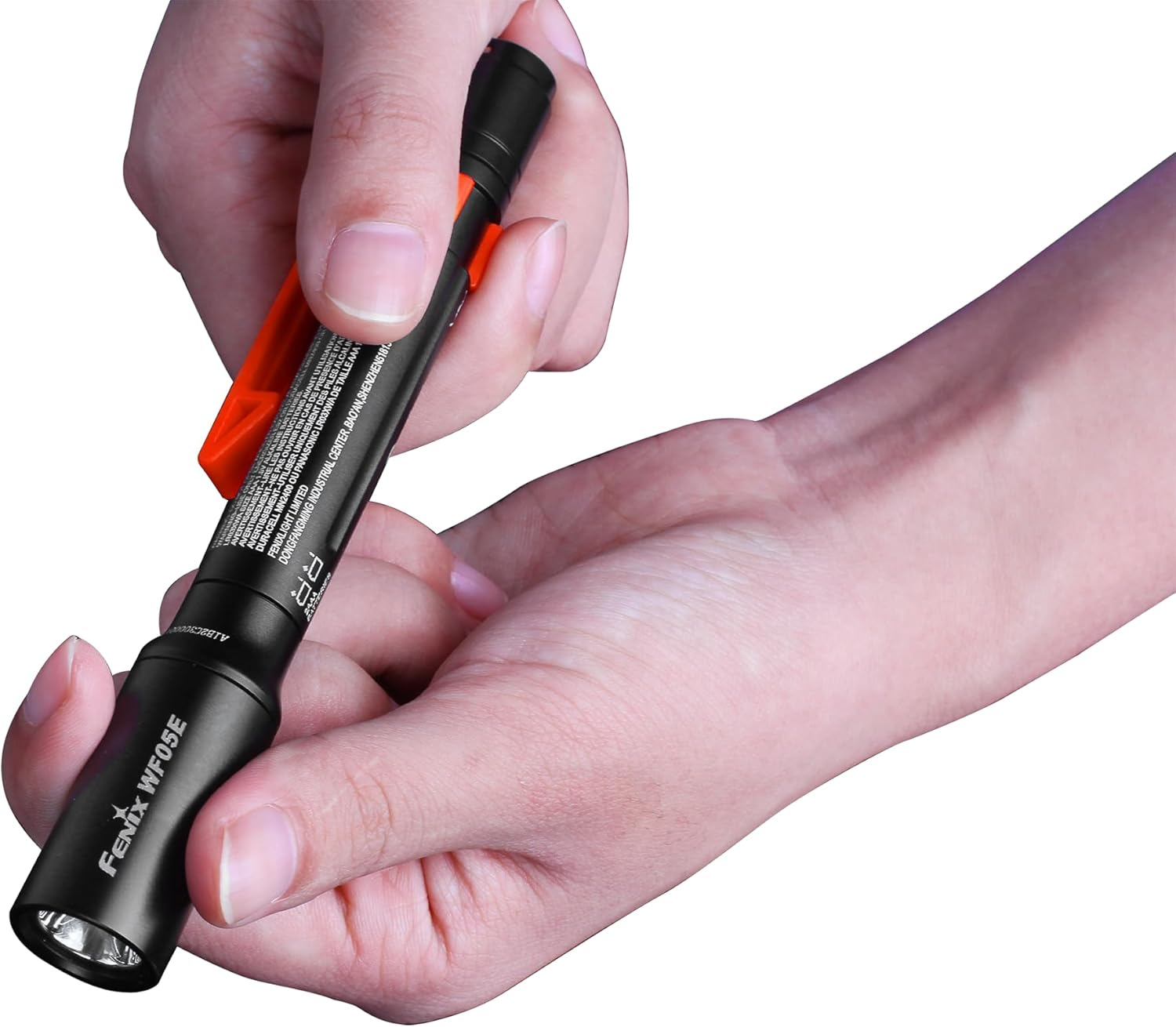 Fenix WF05E Intrinsically Safe Flashlight - IP68 Waterproof & Dustproof Torch - Flame Proof Torch - Neutral White LED Torch - Durable & Design Flash Light - Easy to Use Rechargeable Torch - Black image number 1