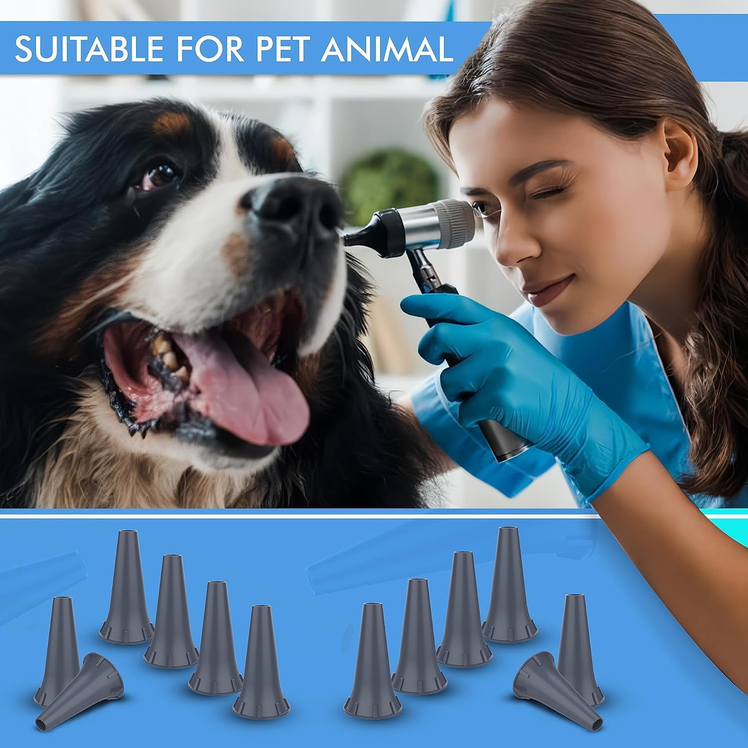 4 Mm Otoscope Ear Specula Tips Compatible with Welcelln, K.A.W.E, Ries-Ter and H.E.I.N.E Otoscopes Disposable (4 Mm, 100, Count) image number 4