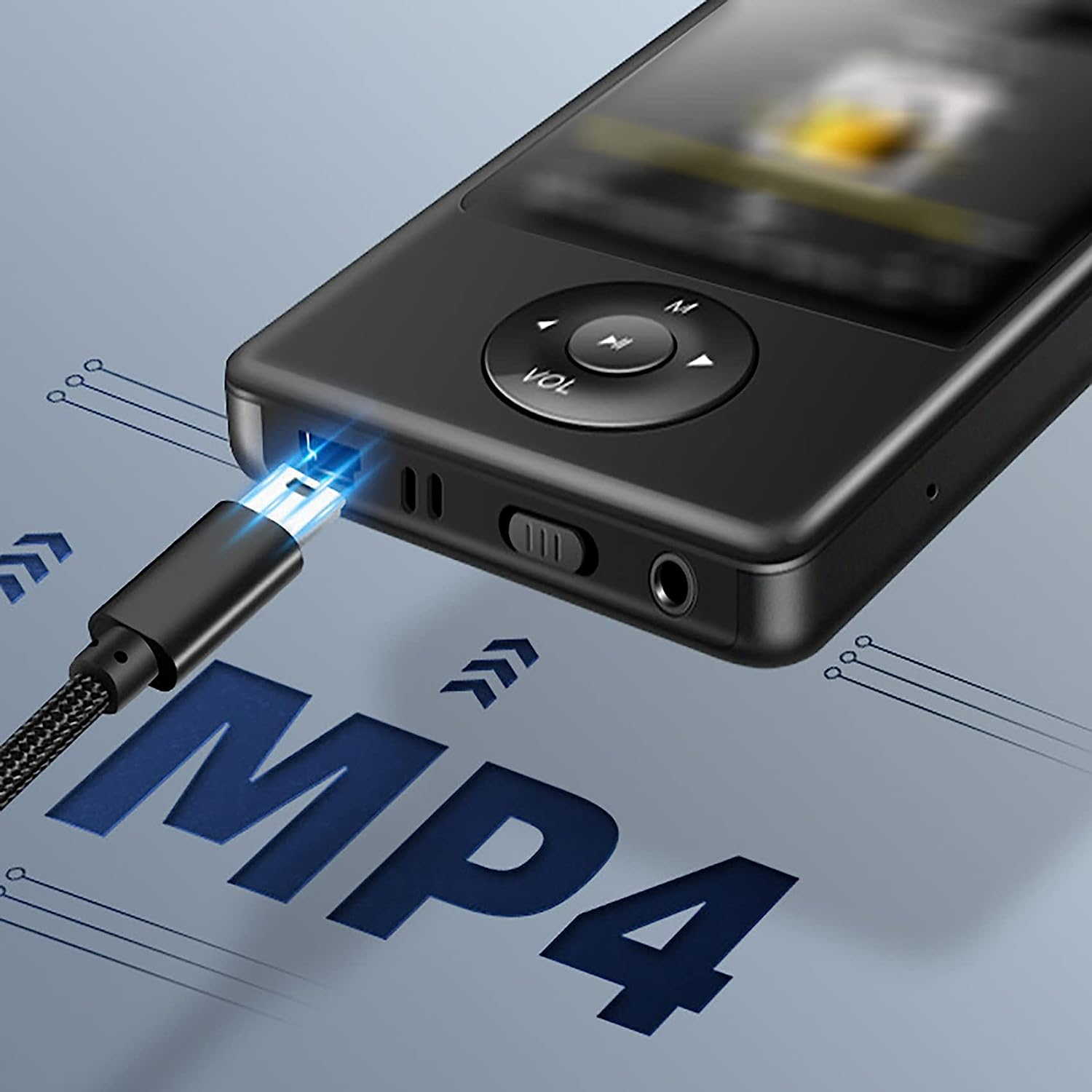 Mini USB to Type C Cable, Tunghey USB C to Mini USB Cable Charging Cord for Hero 3+, PS3 Controller, MP3 Player, Dash Cam, Digital Camera, GPS Receiver, Pdas and More Mini B Devices (1.5M) image number 1