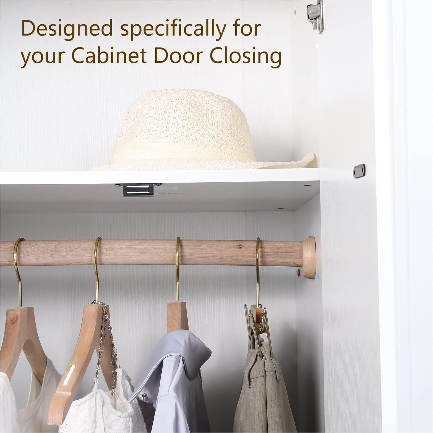 Moosike Cabinet Magnets 30Lb Black Door Magnets with Strong Magnetic for Kitchen Cupboard Wardrobe Closet Cabinet Door Drawer Latch (Black 6Pack)