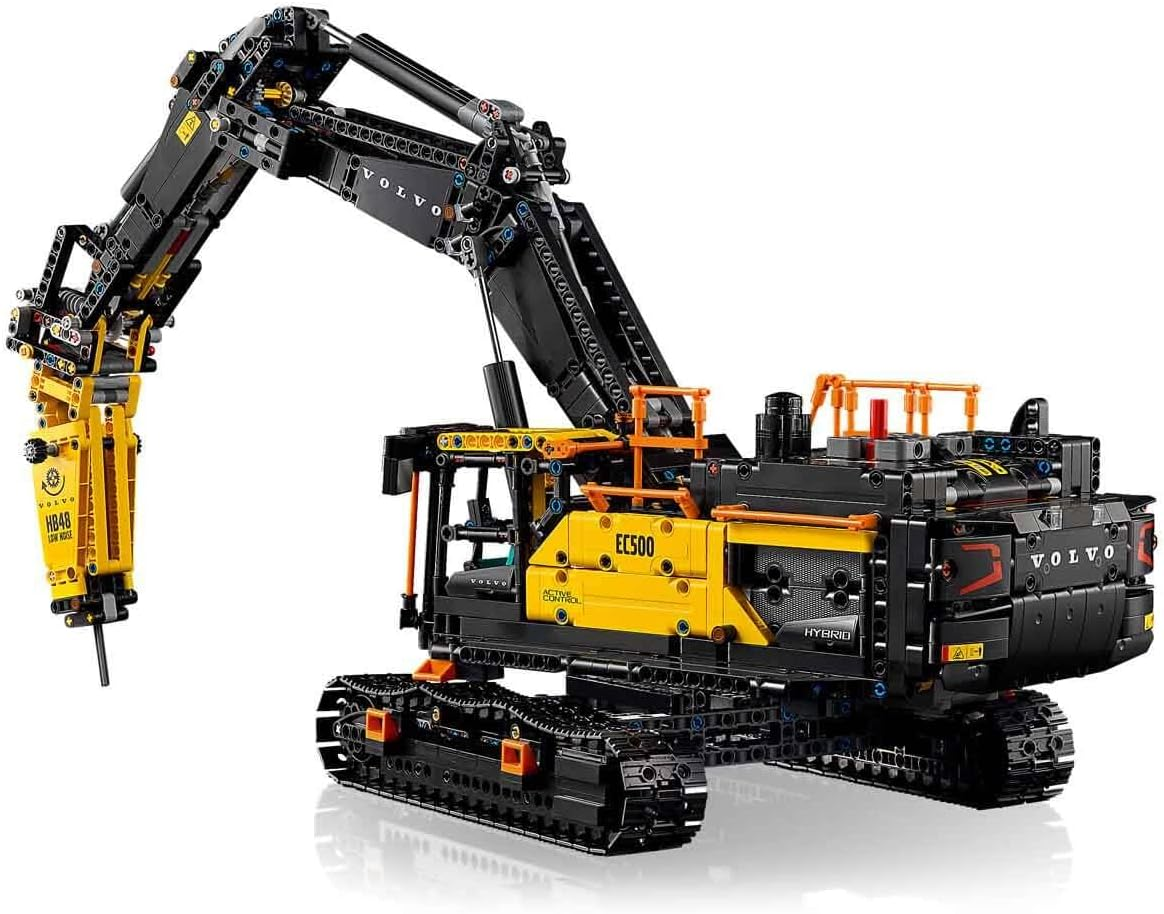 LEGO&reg; Technic Volvo EC500 Hybrid Excavator Set 42215 Motorised Construction Model Vehicle for Adults, Toy for Men, Women and Fans of Advanced Building Project Kits image number 3