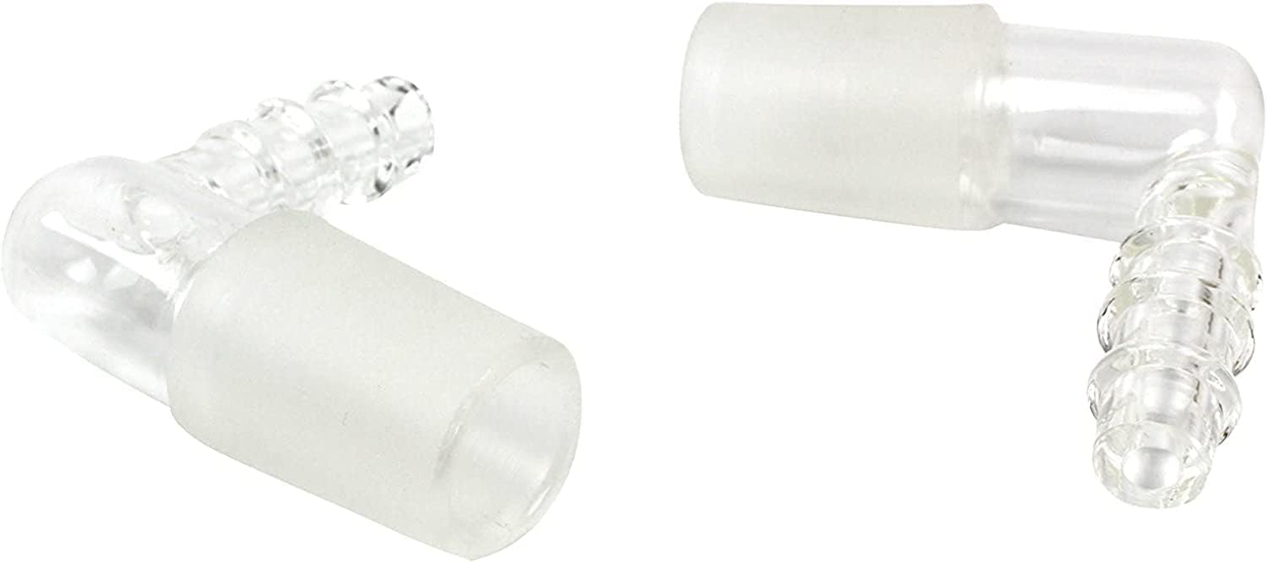 (3 PACK) Arizer Glass Elbow Adapter Replacement Part for Extreme Q and V-Tower Aromatherapy Tower Units by the Vapetrix image number 1