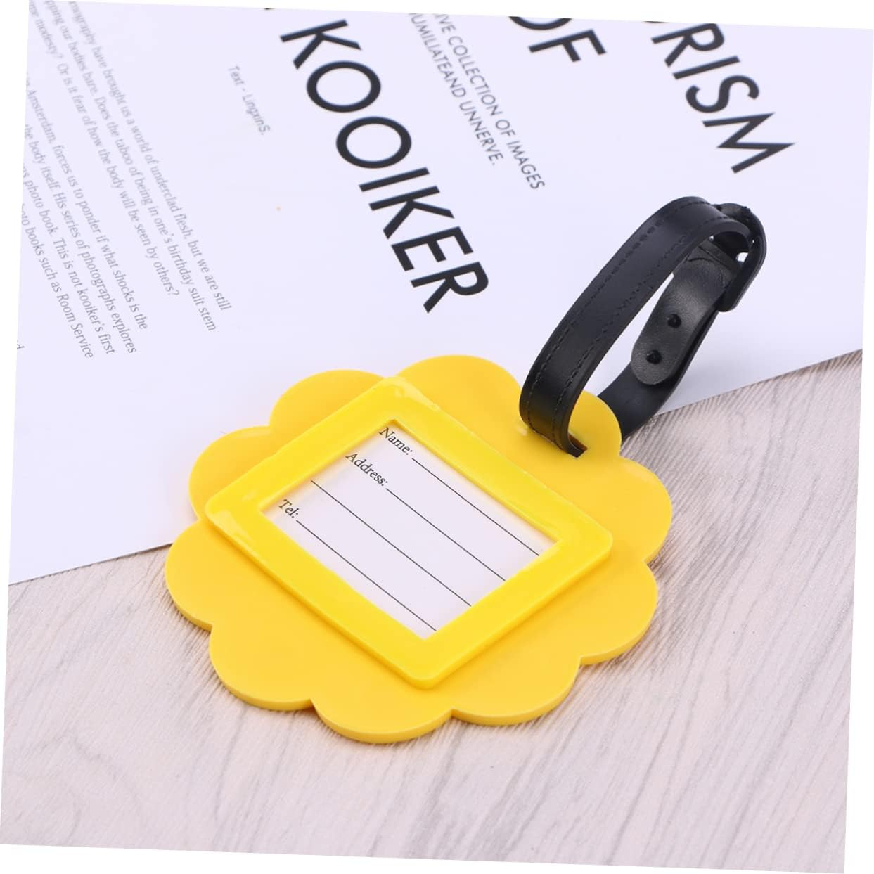 Operitacx Travel Tag Set Luggage Tags Name Address Colorful Suitcase Lightweight PVC