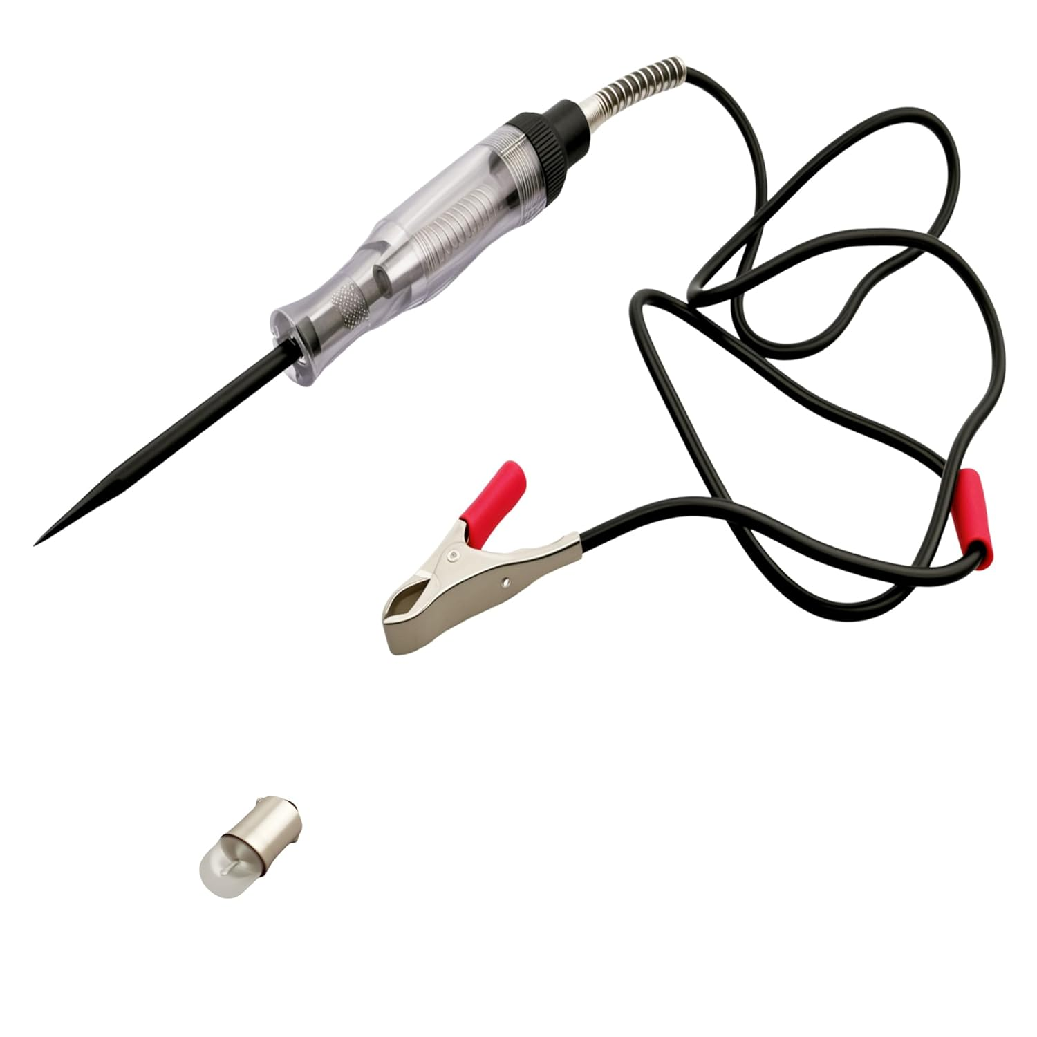 EFGTEK Test Light Automotive Electric Tester Pen 6V to 24V DC Circuit Tester with Light for Continuity Voltage Electrical Fuse with Sharp Probe&Alligator Clip for Sedan, SUV, RV, Truck,Car image number 5