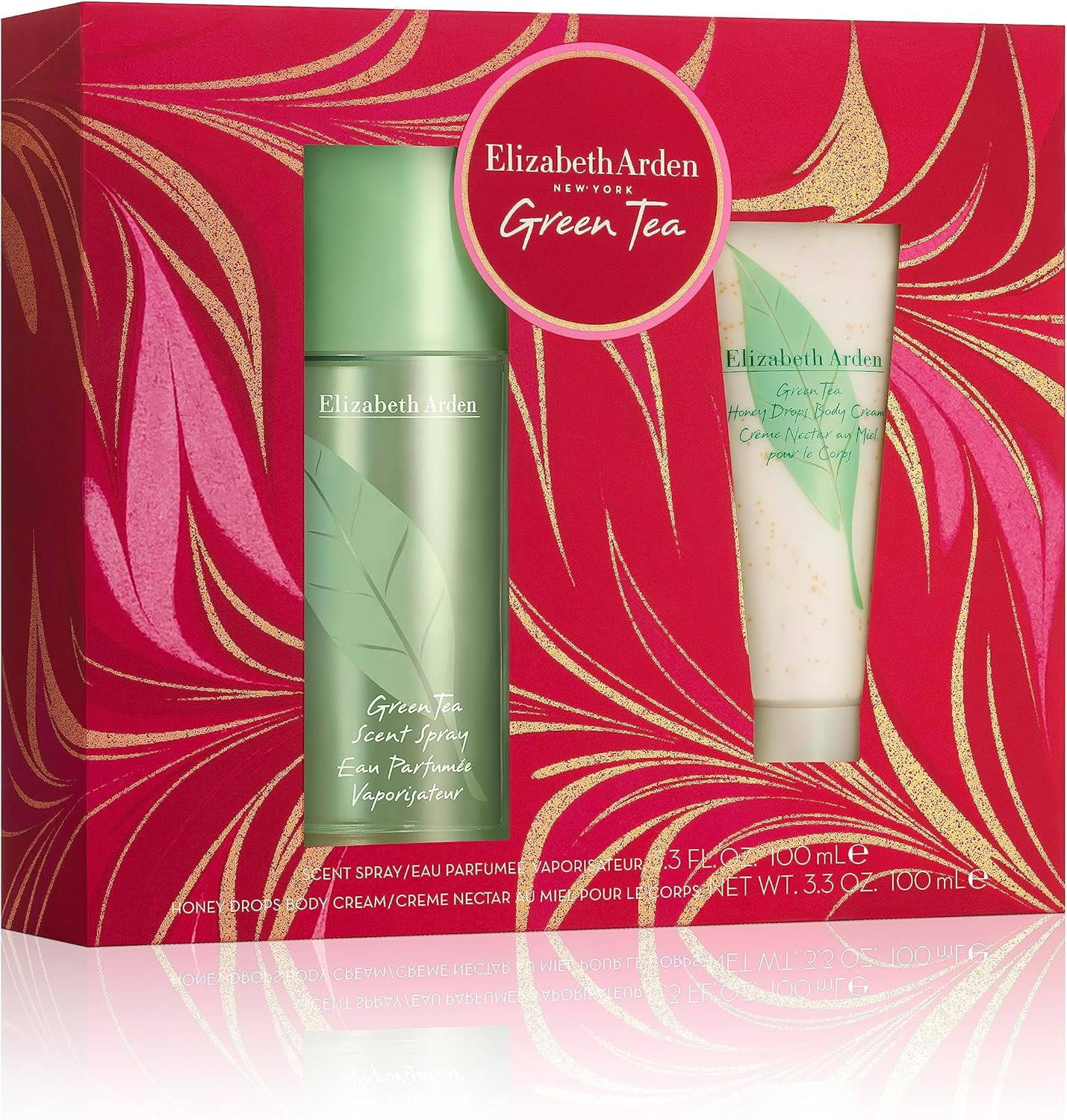 Green Tea by Elizabeth Arden for Women - 2 Pc Gift Set 3.3Oz Scent Spray, 3.3Oz Body Cream image number 1