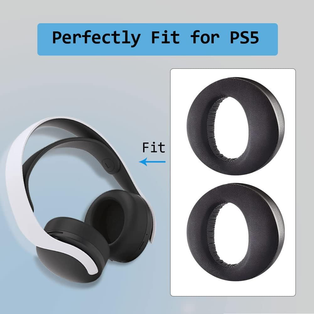 MQDITH Cooling-Gel Replacement Ear Pads Compatible with Sony Playstation 5 Pulse PS5 3D Headset image number 1