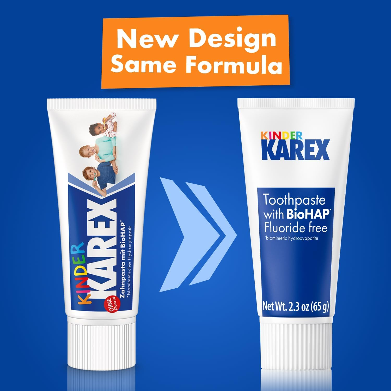Kinder Karex Hydroxyapatite Kids Toddler Toothpaste I Fluoride Free I Clinically Tested I 2.3 Oz image number 4