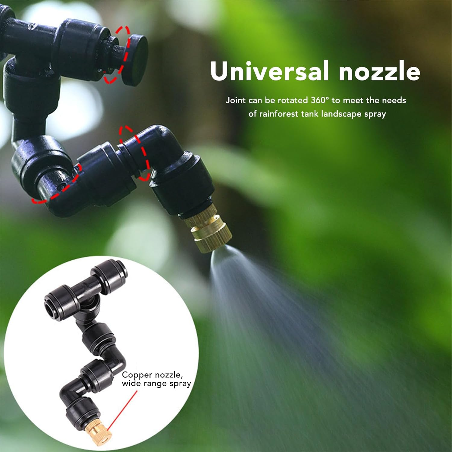 Reptile Smart Spray System Reptile Misting System Reptile Fogger Intelligent Timing Cycle Spray for Reptiles Amphibians Indoor Plants image number 1