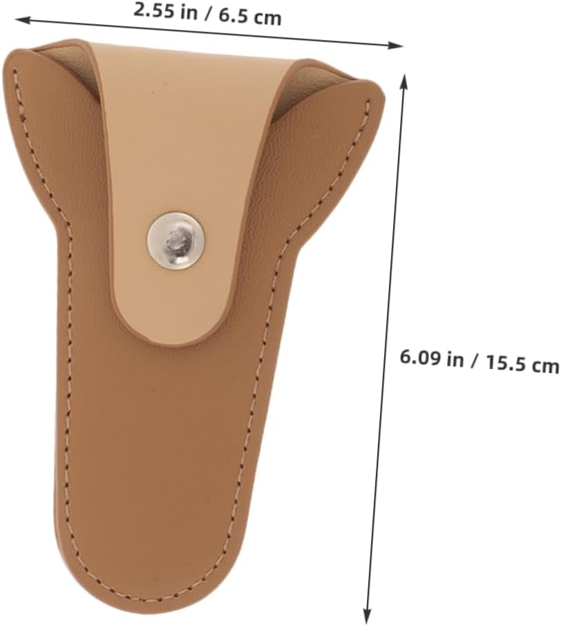 LOLIPPYY 2Pcs Nail Clippers Cuticle Scissor Pouch Manicure Pedicure Accessory Scissor Nipper Covers for Home Salon Use image number 6