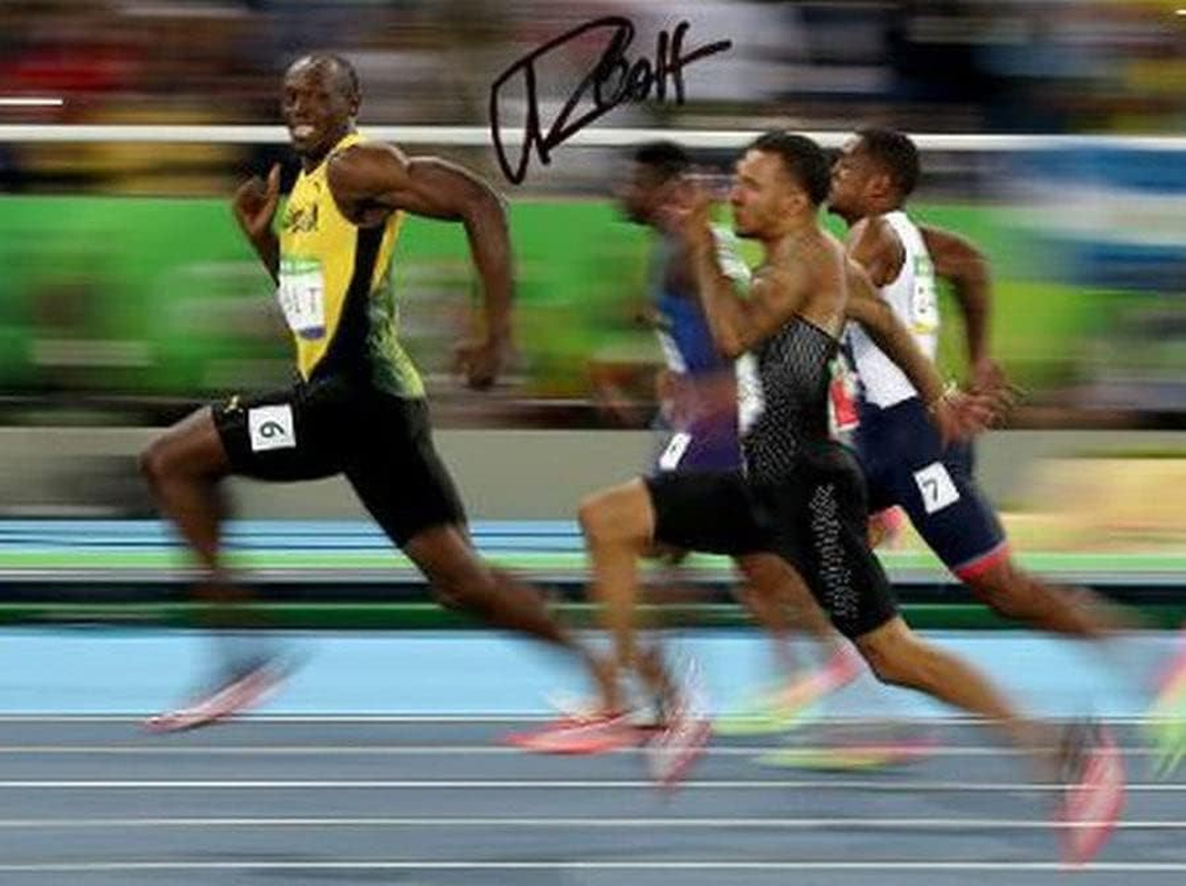Usain Bolt Olympics Rio 2016 Autographed Signed A4 210X297Mm Poster Wall Art