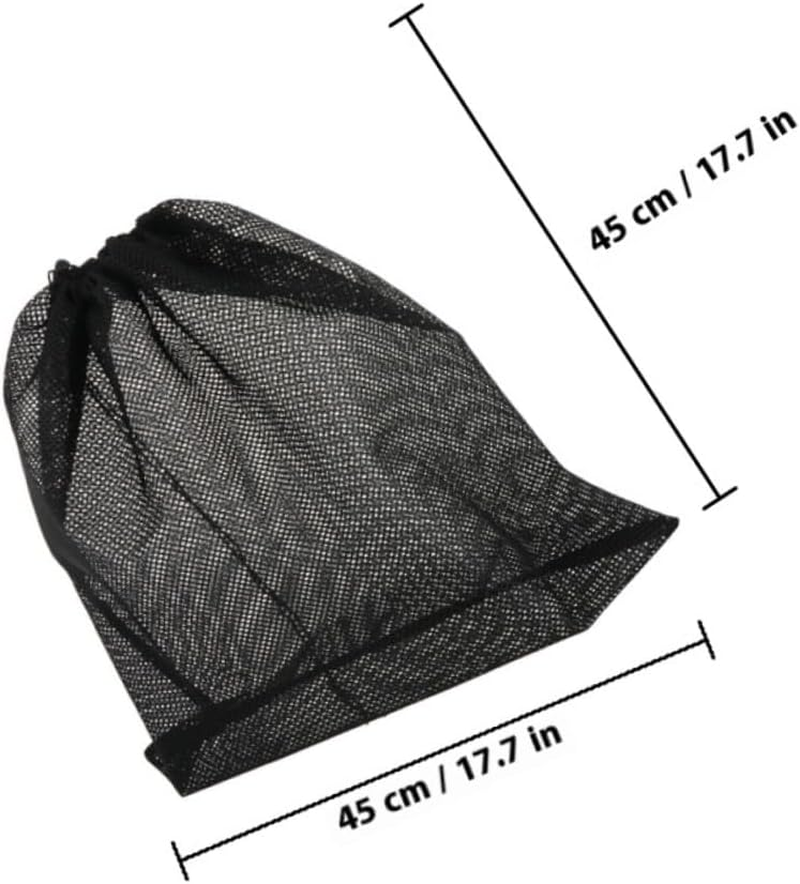 Pump Filter Mesh Bag with Drawstring Black Barrier Bag for Debris Filtration Suitable for Aquarium Fish Tank Pumps Prevents Clogging and Damage image number 3