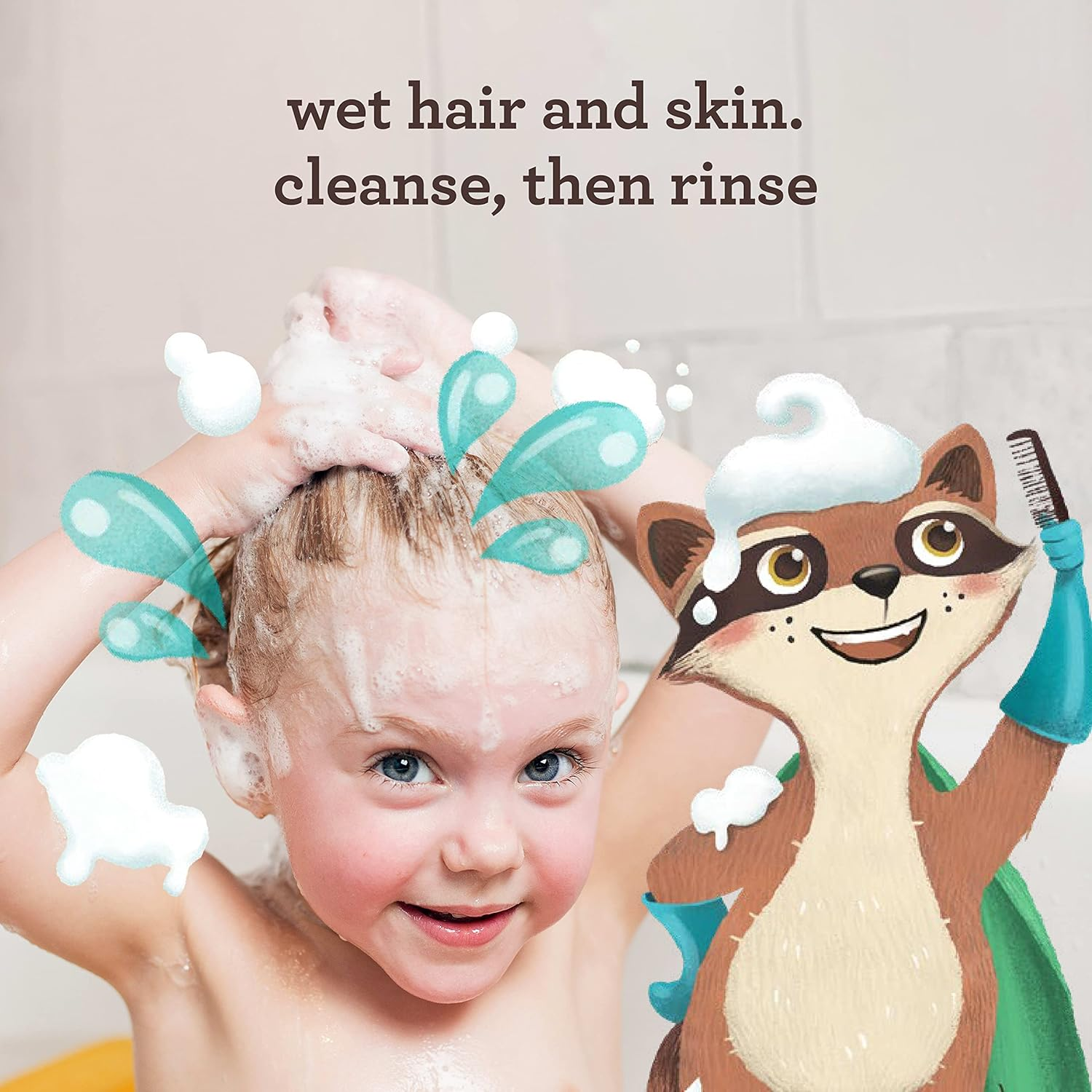 Aveeno Kids 2-In-1 Hydrating Shampoo & Conditioner, Gently Cleanses, Conditions & Detangles Kids Hair, with Oat Extract, for Sensitive Skin & Scalp, Hypoallergenic, 3 Pack, 12 Fl. Oz image number 3