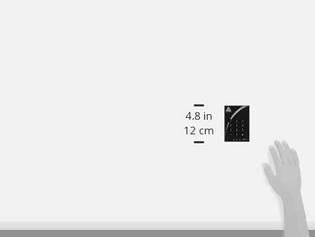 Apricorn Aegis Padlock 2 TB USB 3.0 256-Bit AES XTS Hardware Encrypted Portable External Hard Drive (A25-3PL256-2000) image number 1