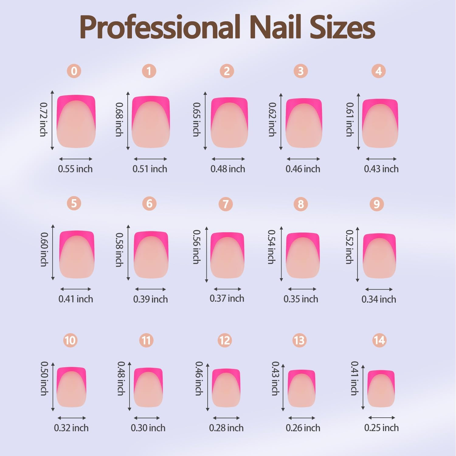 Misssix French False Nails Xbasictips, 150 Counts, Short Square Pink False Nails, French Soft Gel Tips, Pre-Shaped, No Filing Needed, 3 in 1 Tips, Posti Nails image number 2