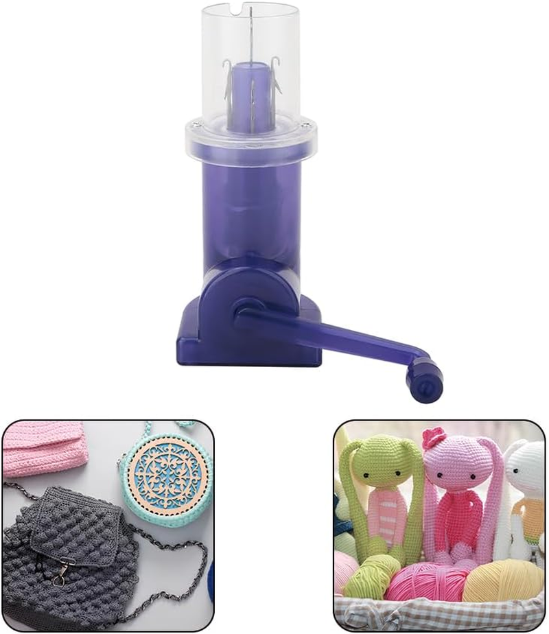 Lwuey Weaver Knitting Tool, Handoperated Knit Machines Bracelet Weave Tool DIY Household Hand Spool Tube Knited Mill Machine Sewing Braiding Thread Knitter Device Crocheting Sweaters for Beginners image number 5