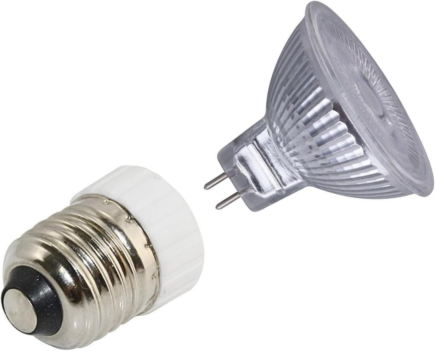 FINELED E27 to MR16 Gu5.3 Adaptor, E26/E27 to MR16/MR11/G4/G6.35 Lamp Holder Converter Adapter (Pack of 3) image number 4