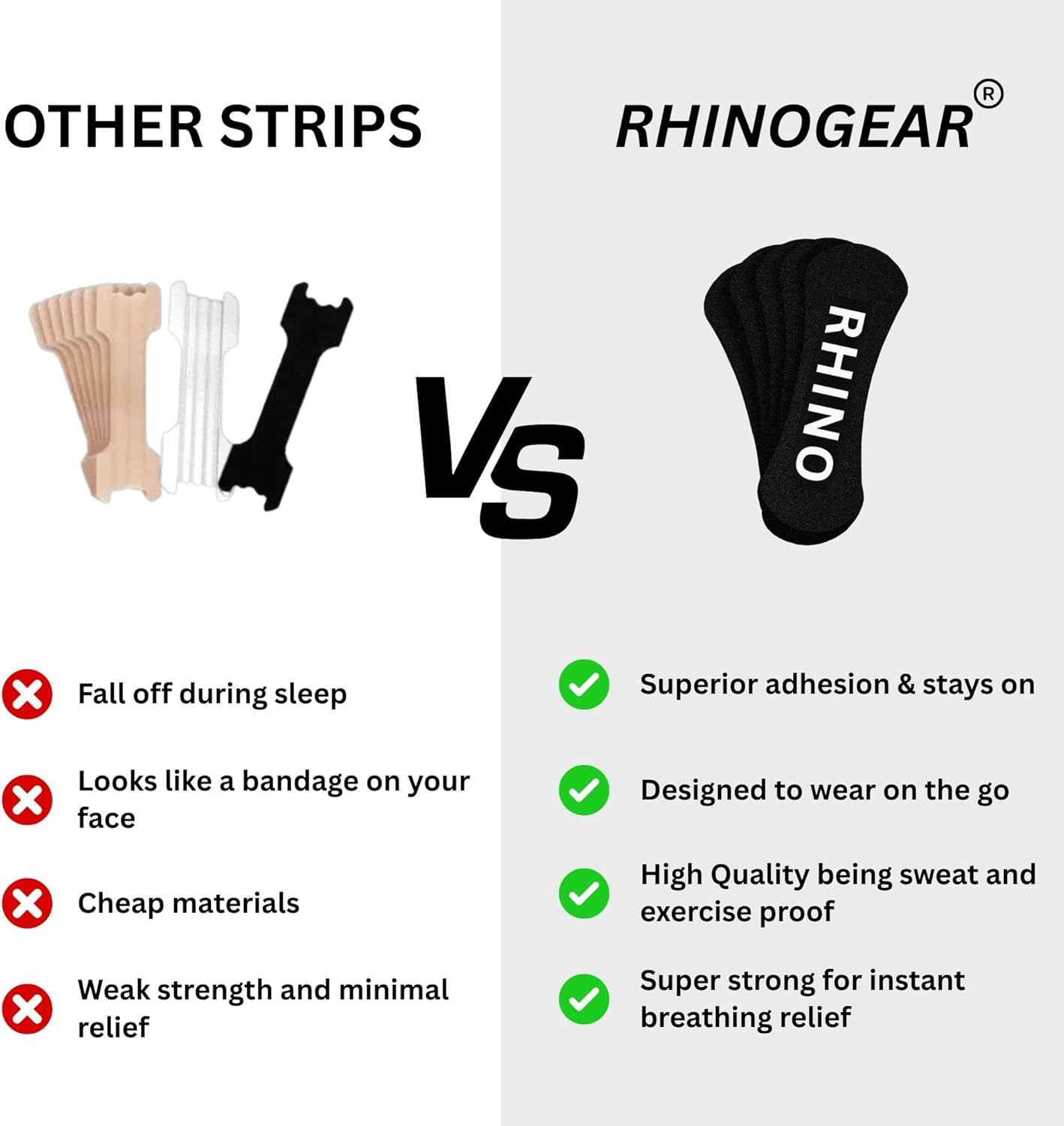 Nose Strips 30 Pack &ndash; Better Sleep, Clear Breathing, Reduce Snoring & Relieve Nasal Congestion from Allergies, Colds & Deviated Septum &ndash; Great for Sleep & Sport | Aussie Brand